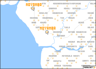 map of Moyamba