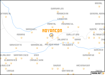 map of Moyancon