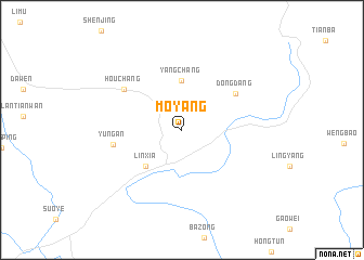 map of Moyang