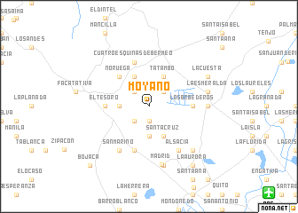 map of Moyano