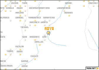 map of Moya