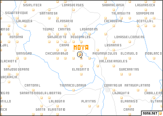 map of Moya