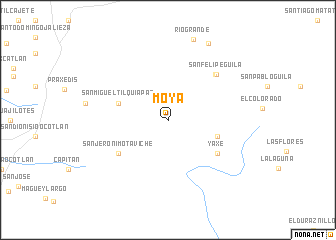 map of Moya