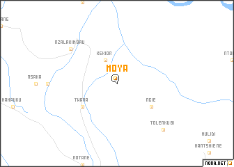 map of Moya