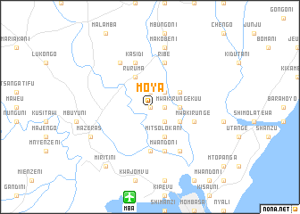 map of Moya