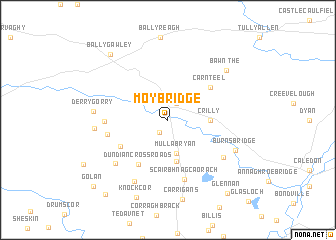 map of Moy Bridge
