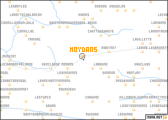 map of Moydans