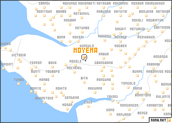 map of Moyema