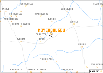 map of Moyendougou