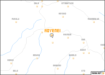 map of Moyene I