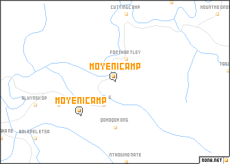 map of Moyeni Camp