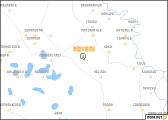 map of Moyeni