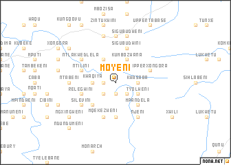 map of Moyeni