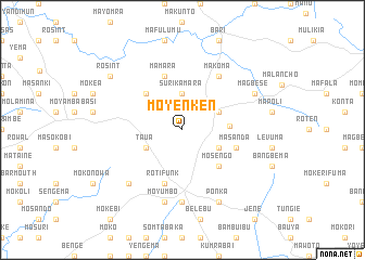 map of Moyenken