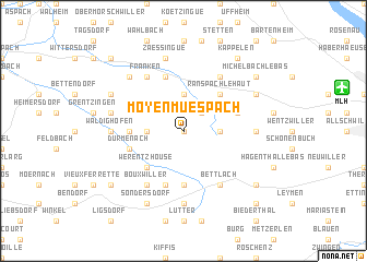 map of Moyen-Muespach