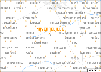 map of Moyenneville