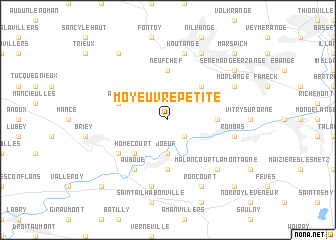 map of Moyeuvre-Petite