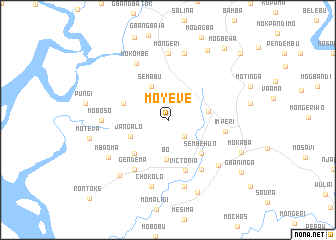 map of Moyeve