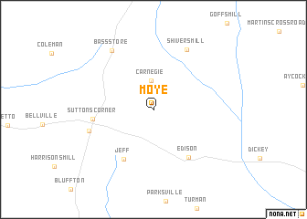 map of Moye
