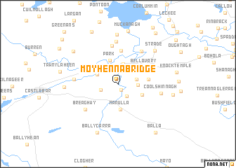 map of Moyhenna Bridge