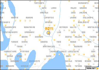 map of Moyi