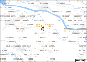 map of Moyland