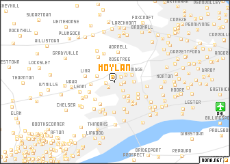 map of Moylan