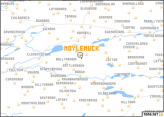 map of Moylemuck