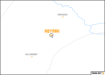 map of Moynak