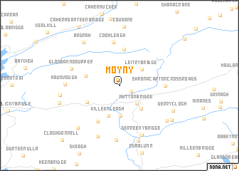 map of Moyny