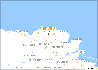 map of Moyny