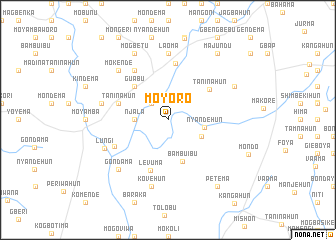 map of Moyoro