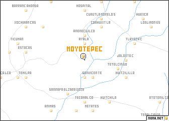 map of Moyotepec