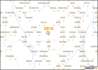 map of Moyó