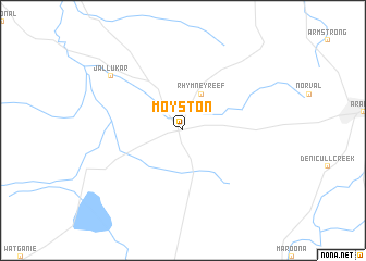 map of Moyston