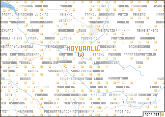 map of Mo-yüan-lu