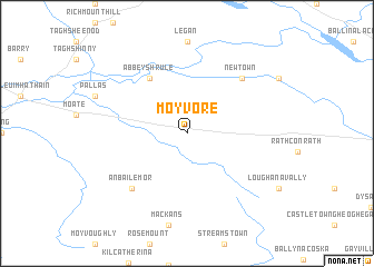 map of Moyvore