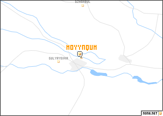 map of Moyynqum