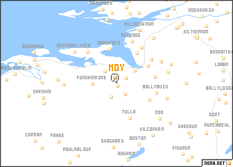 Moy (Ireland) map - nona.net