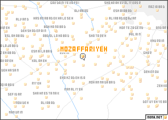 map of Moz̧affarīyeh