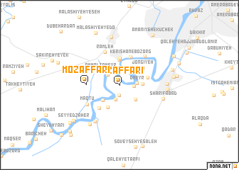 map of Moz̧affarī