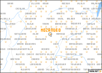 map of Mozandeo