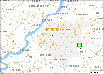 map of Mozang