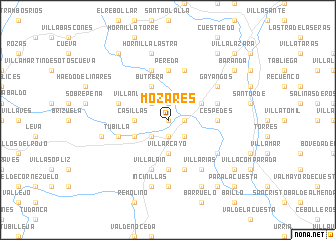 map of Mozares