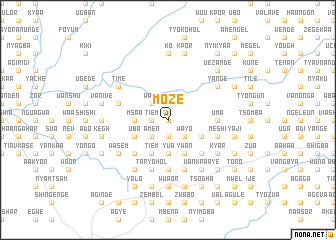 map of Moze