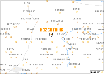 map of Mozgotikha