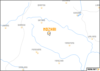 map of Mozhai