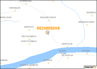 map of Mozharovka