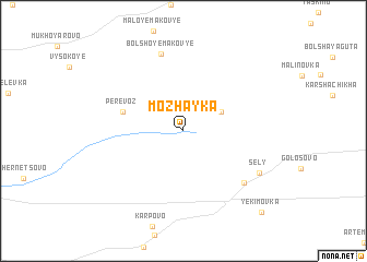 map of Mozhayka