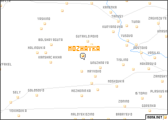 map of Mozhayka